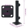 Base de sombrilla para mástil de Ø32/34/38 mm acero negro mate en Bases para sombrillas | Comprar online en Foru.es