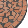 Mesa de bistró de mosaico cerámica terracota Ø50x70 cm en Mesas de jardín | Comprar online en Foru.es