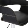 Taburete de cocina cuero sintético negro de vidaXL, Taburetes de cocina - Ref: Foro24-287403, Precio: 133,85 €, Descuento: %