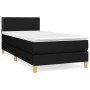 Cama box spring con colchón tela negro 80x200 cm de vidaXL, Camas y somieres - Ref: Foro24-3140491, Precio: 270,06 €, Descuen...