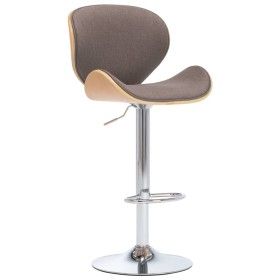 Taburete de cocina de tela color gris taupe de vidaXL, Taburetes de cocina - Ref: Foro24-287414, Precio: 150,69 €, Descuento: %