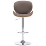 Taburete de cocina de tela color gris taupe de vidaXL, Taburetes de cocina - Ref: Foro24-287414, Precio: 150,69 €, Descuento: %