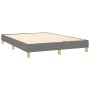 Cama box spring con colchón tela gris oscuro 140x200 cm de vidaXL, Camas y somieres - Ref: Foro24-3140698, Precio: 419,53 €, ...