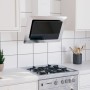 Campana extractora acero inox y vidrio templado plateado 60 cm de vidaXL, Extractores - Ref: Foro24-51661, Precio: 172,53 €, ...