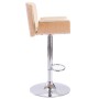 Taburete de cocina cuero sintético color crema de vidaXL, Taburetes de cocina - Ref: Foro24-287377, Precio: 148,84 €, Descuen...