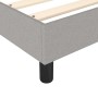 Cama box spring con colchón tela gris claro 90x200 cm de vidaXL, Camas y somieres - Ref: Foro24-3144045, Precio: 267,54 €, De...
