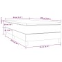 Cama box spring con colchón tela gris claro 90x200 cm de vidaXL, Camas y somieres - Ref: Foro24-3144045, Precio: 267,54 €, De...