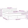 Cama box spring con colchón terciopelo gris oscuro 160x200 cm de vidaXL, Camas y somieres - Ref: Foro24-3141492, Precio: 492,...