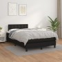 Cama box spring con colchón cuero sintético negro 120x200 cm de vidaXL, Camas y somieres - Ref: Foro24-3141113, Precio: 379,9...