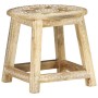 Taburete pintado a mano madera maciza de mango 38x38x35 cm de vidaXL, Taburetes de cocina - Ref: Foro24-287445, Precio: 72,16...