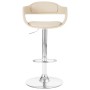 Taburete de cocina cuero sintético blanco de vidaXL, Taburetes de cocina - Ref: Foro24-287404, Precio: 126,51 €, Descuento: %