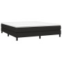 Cama box spring con colchón tela negro 180x200 cm de vidaXL, Camas y somieres - Ref: Foro24-3144095, Precio: 503,88 €, Descue...