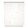 Aparador de madera maciza de pino blanco 60x34x75 cm de vidaXL, Aparadores - Ref: Foro24-813346, Precio: 84,75 €, Descuento: %