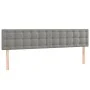 Box spring bed with light gray velvet mattress 180x200 cm by vidaXL, Beds and slatted bases - Ref: Foro24-3141557, Price: 507...
