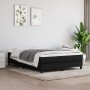 Cama box spring con colchón tela negro 160x200 cm de vidaXL, Camas y somieres - Ref: Foro24-3144087, Precio: 440,91 €, Descue...