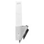 Campana extractora acero inox y vidrio templado plateado 60 cm de vidaXL, Extractores - Ref: Foro24-51661, Precio: 172,53 €, ...