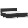 Cama box spring con colchón cuero sintético negro 200x200 cm de vidaXL, Camas y somieres - Ref: Foro24-3141023, Precio: 548,8...