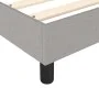Box spring bed with light gray fabric mattress 140x200 cm by vidaXL, Beds and slatted bases - Ref: Foro24-3144077, Price: 386...