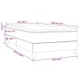 Cama box spring con colchón tela gris claro 100x200 cm de vidaXL, Camas y somieres - Ref: Foro24-3144053, Precio: 289,17 €, D...
