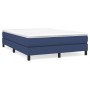 Cama box spring con colchón tela azul 140x200 cm de vidaXL, Camas y somieres - Ref: Foro24-3144083, Precio: 393,12 €, Descuen...