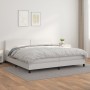 Cama box spring con colchón cuero sintético blanco 200x200 cm de vidaXL, Camas y somieres - Ref: Foro24-3141084, Precio: 580,...