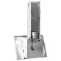 Campana extractora acero inox y vidrio templado plateado 60 cm de vidaXL, Extractores - Ref: Foro24-51661, Precio: 172,53 €, ...