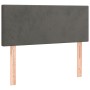 Cama box spring con colchón terciopelo gris oscuro 90x190 cm de vidaXL, Camas y somieres - Ref: Foro24-3141156, Precio: 290,0...