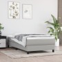 Cama box spring con colchón tela gris claro 80x200 cm de vidaXL, Camas y somieres - Ref: Foro24-3144029, Precio: 247,97 €, De...