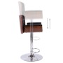 Taburete de cocina cuero sintético negro de vidaXL, Taburetes de cocina - Ref: Foro24-287375, Precio: 165,33 €, Descuento: %