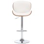 Taburete de cocina cuero sintético blanco de vidaXL, Taburetes de cocina - Ref: Foro24-287410, Precio: 146,28 €, Descuento: %