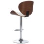 Taburete de cocina cuero sintético blanco de vidaXL, Taburetes de cocina - Ref: Foro24-287410, Precio: 146,28 €, Descuento: %