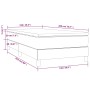 Cama box spring con colchón tela gris oscuro 100x200 cm de vidaXL, Camas y somieres - Ref: Foro24-3144054, Precio: 288,92 €, ...