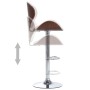 Taburete de cocina cuero sintético blanco de vidaXL, Taburetes de cocina - Ref: Foro24-287410, Precio: 146,28 €, Descuento: %
