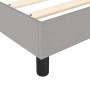 Cama box spring con colchón tela gris claro 140x190 cm de vidaXL, Camas y somieres - Ref: Foro24-3144069, Precio: 402,05 €, D...