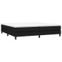 Cama box spring con colchón tela negro 200x200 cm de vidaXL, Camas y somieres - Ref: Foro24-3144103, Precio: 529,00 €, Descue...