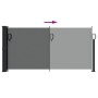 Toldo lateral retráctil antracita 100x500 cm en Sombrillas | Comprar online en Foru.es