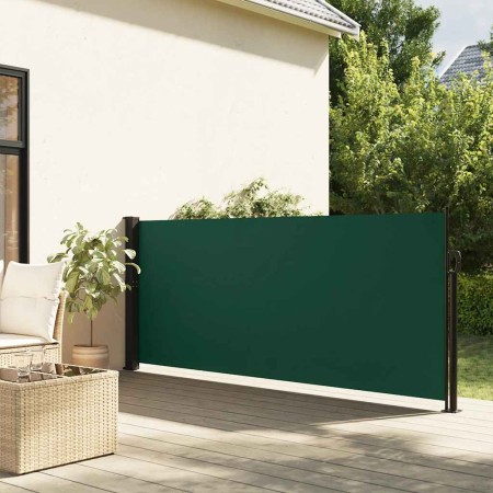 Toldo lateral retráctil verde oscuro 120x500 cm en Sombrillas | Comprar online en Foru.es