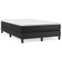 Cama box spring con colchón cuero sintético negro 120x200 cm de vidaXL, Camas y somieres - Ref: Foro24-3144249, Precio: 350,4...