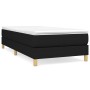 Cama box spring con colchón tela negro 90x200 cm de vidaXL, Camas y somieres - Ref: Foro24-3144145, Precio: 262,53 €, Descuen...