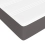 Cama box spring con colchón cuero sintético gris 80x200 cm de vidaXL, Camas y somieres - Ref: Foro24-3144229, Precio: 241,67 ...