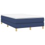 Cama box spring con colchón tela azul 120x200 cm de vidaXL, Camas y somieres - Ref: Foro24-3144165, Precio: 369,92 €, Descuen...
