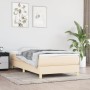 Cama box spring con colchón tela color crema 100x200 cm de vidaXL, Camas y somieres - Ref: Foro24-3144156, Precio: 266,02 €, ...