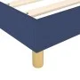 Box spring bed with blue fabric mattress 160x200 cm by vidaXL, Beds and slatted bases - Ref: Foro24-3144189, Price: 438,06 €,...