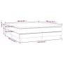 Box spring bed with blue fabric mattress 160x200 cm by vidaXL, Beds and slatted bases - Ref: Foro24-3144189, Price: 438,06 €,...