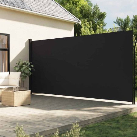 Toldo lateral retráctil negro 200x500 cm en Sombrillas | Comprar online en Foru.es