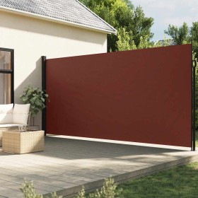 Toldo lateral retráctil marrón 220x500 cm en Sombrillas | Comprar online en Foru.es