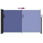 Toldo lateral retráctil azul 120x600 cm en Sombrillas | Comprar online en Foru.es