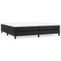 Cama box spring con colchón cuero sintético negro 200x200 cm de vidaXL, Camas y somieres - Ref: Foro24-3144279, Precio: 505,6...