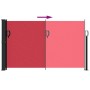 Toldo lateral retráctil rojo 120x600 cm en Sombrillas | Comprar online en Foru.es
