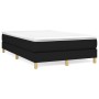 Cama box spring con colchón tela negro 120x200 cm de vidaXL, Camas y somieres - Ref: Foro24-3144161, Precio: 345,38 €, Descue...